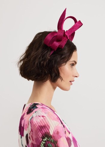 Phase Eight Pink Oversized Bow Hats Pink USA | 7682041-MS